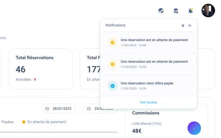 Desarrollo web a medida - Sistema de Notificaciones - Espace Hannibal