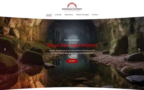 Diseño web a medida para un organismo oficial del estado francés - Saint Ambroix (Francia)