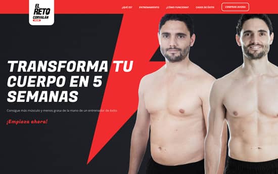 Diseño web para entrenadores personales y coach deportivo Emiliano Corvalán en Alicante