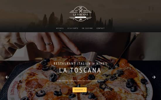 Diseño web restaurante pizzeria Alicante