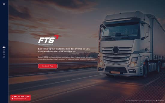 Rediseño web corporativo Fret Transit Suiza