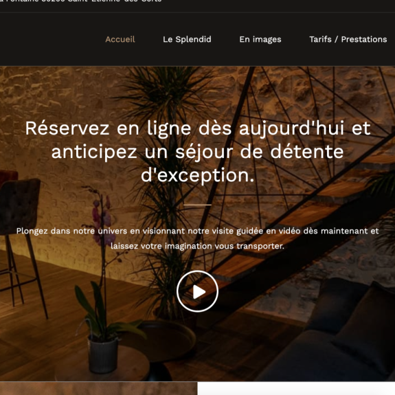 Diseño web sistema de reserva online con Wordpress: Presentación del apartamento en vídeo - G&D Le Splendid